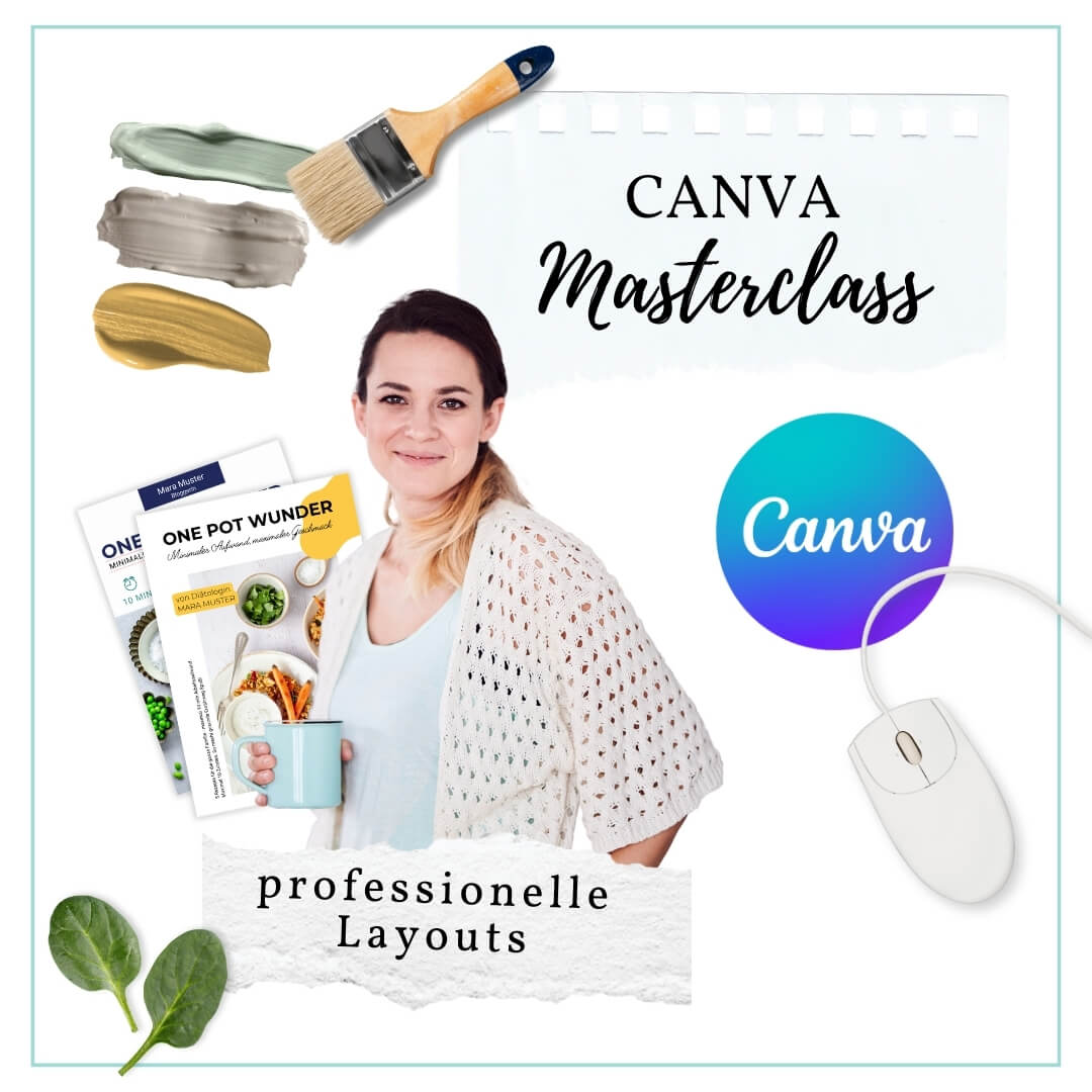 Canva Masterclass um Food Fotos in schönen Layouts zu präsentieren