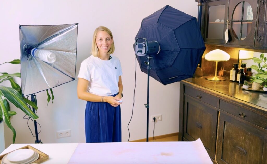 Kunstlichtlampen für Licht in der Food Fotografie